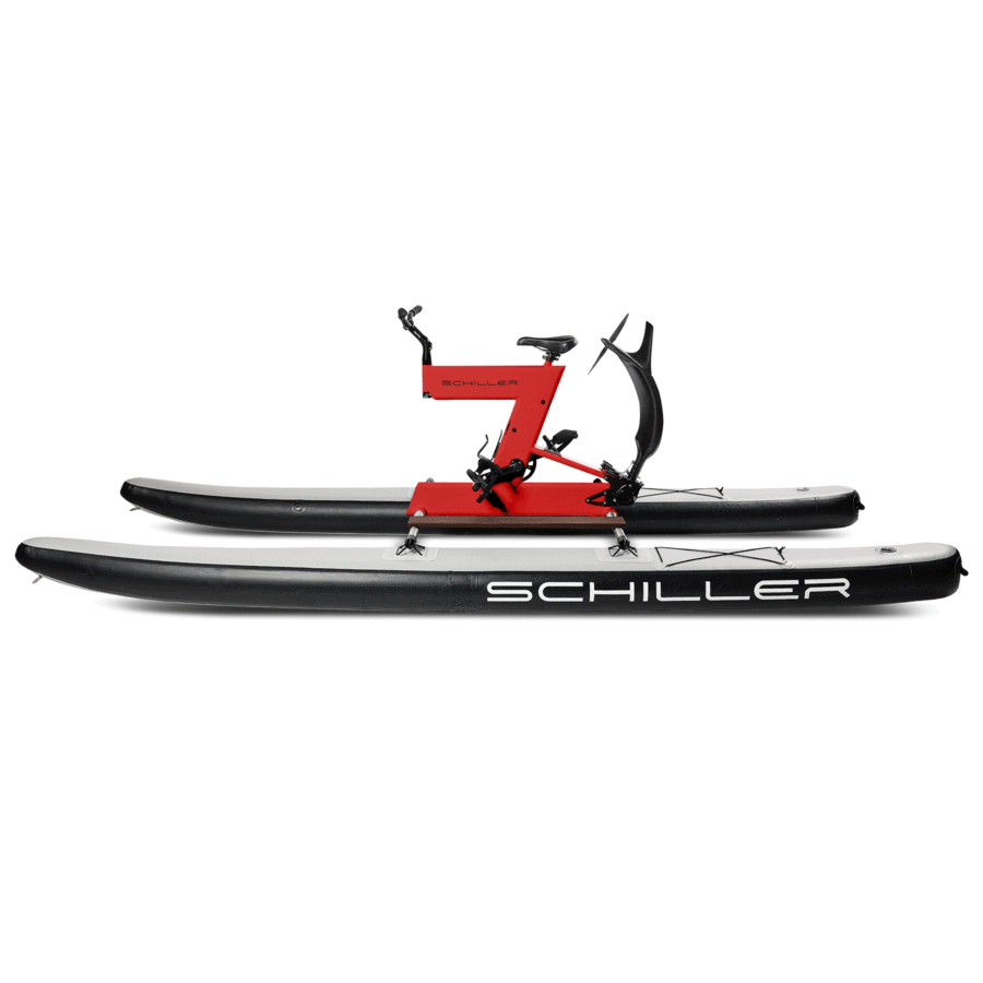 Schiller S1-C Red Frame on Grey/Black Pontoons
