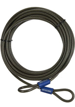Load image into Gallery viewer, Flexible 3/8” x 30’ Steel Looped Security Cable