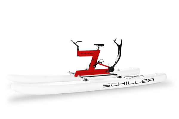 Schiller S1-C Red Frame on White Pontoons